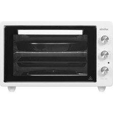 Tr 4242 Mini Fırın, Metal, Beyaz, 42 Lt