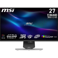Tr 27 Mpg 274URDFW E16M, Gaming Monitör, Uhd, 16:9, Flat, Rapid IPS Mini Led,uhd 160Hz Fhd 320Hz, 0