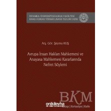 TeknoKapsül Avrupa Insan Hakları Mahkemesi ve Anayasa Mahkemesi Kararlarında Nefret Söylemi