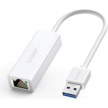 Ugreen USB 3.0 To RJ45 Gigabit Ethernet Dönüştürücü Adaptör Beyaz