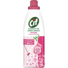 Cif Pembe Çiçekler Konsantre Zemin Uzmanı Fayans Temizleyicisi 22 Kova 895 ml