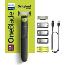 Philips Oneblade Yüz ve Vücut Için Hibrit Tıraş Makinesi,sakal Şekillendirici, Islak/kuru Kullanım,