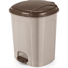 Xml Bayiciniz Tr 21 Litre Plastik Pedallı Çöp Kovası Iç Hazneli Iç Kovalı Kapaklı Çöp Kutusu, Pedallı
