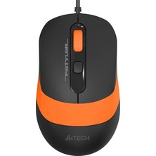 A4Tech A4 Tech FM10 Optik 1600 Dpı,4 Buton, Çözünürlük Ayarlamalı Siyah/turuncu Mouse