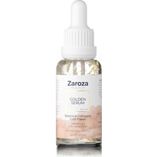 Zaroza Yaşlanma Karşıtı Collagen  Niacinamide  24K Altın Yapraklı Serum 30 ml