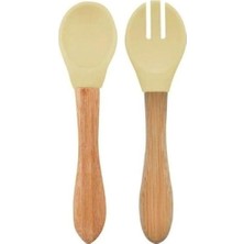 Oioi Mama Kaşığı ve Çatal Seti 010600 Mellow Yellow