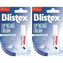 Xml Bayiciniz Tr Lip Relief - Spf 15 Kuru ve Çatlamış Dudaklara Onarıcı ve Rahatlatıcı Dudak Bakım Kremi x