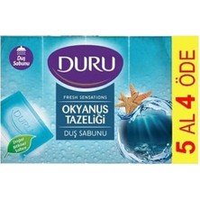 Duru Fresh Sensatıon Okyanus Esintisi Duş Sabunu 5 * 150 gr (5 Al 4 Öde)