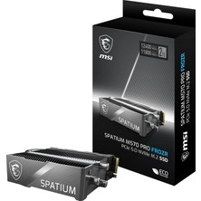 Xml Bayiciniz Tr SSD Spatıum M570 Pro Pcıe 5.0 Nvme M.2 2tb Frozr R:12400 W:11800