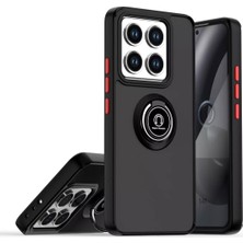 Xiaomi Mi 15 Kılıf Montreal Yüzüklü Silikon Kapak - Siyah