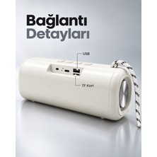 Aksiyon Global USB ve Tf Kart Destekli Kablosuz Hoparlör Bluetooth Bağlantılı Rgb Işıklı Tasarım - Lisinya