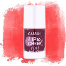Gabrini Dudak ve Yanak Tınt Mercan Kırmızısı