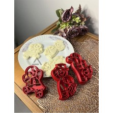 Almalions Almalı Dansçı Kurabiye Adamlar (Gingerman) Kurabiye Kalıbı Seti (3'lü)