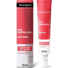 Neutrogena Sivilce Karşıtı ve Peeling Etkili Serum Aha Pha ve Salisilik Asit Içerikli Arındırıcı Yüz