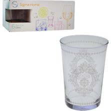 Sigma Home Dekorlu Meşrubat Bardak 6 Lı SGM11345 1 Adet