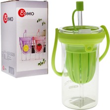 By Como Meyve Temalı Cam Pipetli Askılı Bardak KYR-5665 1 Adet