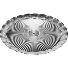 Lavin Lvn Gümüş Yuvarlak Metal Tepsi LVN51354 1 Adet