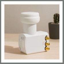 Bezos Uydu Lnb Quad (4 Çıkış) 0.1db 4K Ultra Hd Universal Mmbz