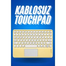 Bluetooth Touchpad Klavye Ultra Ince Taşınabilir Q Klavye Yeni Nesil