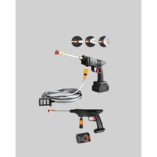 21V Akülü Basınçlı Yıkama Makinesi Çift Akülü ve Hızlı Şarj Özellikli