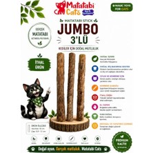 Die Grup Jum .3 Lü Stıck-Doğal Kedi Oyuncağı,diş Temizleme,kedi Kemirme Çubuğu