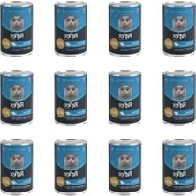 Myg Plus Alabalık ve Ton Balıklı Konserve Kedi Maması, 400 G, 12 Adet