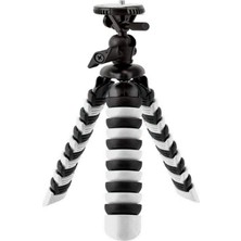 Tr Akrobat Silikon Ayaklı Telefon Dslr Kamera Ahtapot Tripod 3 Ayak - Gri
