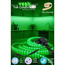 Onerous 2 M 12V Yeşil LED Şerit, Fişli