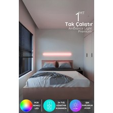 Onerous Rgb LED Bar, Uzaktan Kumandalı, Dekoratif Aydınlatma