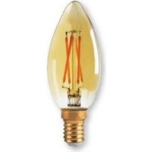 Onerous 4W E14 / E27 Amber Rustik LED Ampul