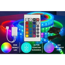 Onerous 1 M Rgb LED Şerit, 24 Tuş Kumandalı