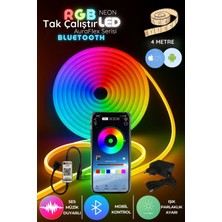 Onerous 4 M Rgb Neon LED Şerit, Bluetooth