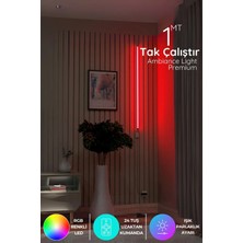 Onerous Rgb LED Işık, Uzaktan Kumandalı, Yapışkanlı, 16 Renk, 4 Animasyon