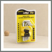 Bezos Alyan Anahtar Seti 9 Parça Kısa Düz (1.5?10 Mm) Mmbz