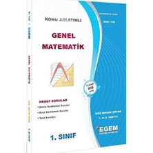 TeknoKapsül 1. Sınıf Genel Matematik Güz Dönemi Konu Anlatımlı Soru Bankası - Kod 159