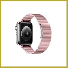 Bezos Watch 38MM Uyumlu KR404 Huks Kordon - Rose Gold Bcks