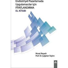 TeknoKapsül Endüstriyel Pazarlamada Uygulamacılar Için Fiyatlandırma El Kitabı
