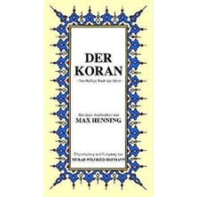 TeknoKapsül Der Koran Almanca Kuran-I Kerim Tercümesi Karton Kapak, Ipek Şamua Kağıt, Küçük Boy
