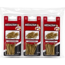 Medalyan Çivi Tel Sıcak Sarı Tp Çelik 3X40 17PCS- 12'li Paket