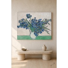 Irises — Van Gogh — 30×40 cm — Çerçevesiz Kanvas Tablo