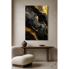 Mermer Damarları — 30×40 cm — Çerçevesiz Kanvas Tablo