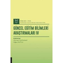 TeknoKapsül Güncel Eğitim Bilimleri Araştırmaları Iv Aybak 2021 Eylül