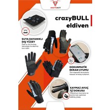 Tr Eagle Gri 4 Mevsim Kadın Motosiklet Eldiveni + Buff Hediyeli