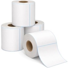 Mythriva Termal Barkod Etiketi, 100X100 mm Boyutunda, 2000 Adet Paket