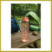 Bezos Suluk & Su Şişesi & Sporcu Matara Turuncu 1000 ml Bcks