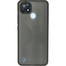 Urfakent Realme C21 Uyumlu Kılıf Montreal Silikon Kapak - Siyah