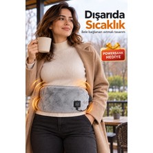 Mey İthalat Mey Ithalat® Taşınabilir Karın Isıtıcı Yumuşak Dokulu Bel Kuşağı