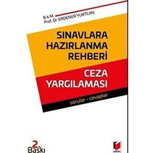 TeknoKapsül Adalet Yayınevi Sınavlara Hazırlanma Rehberi Ceza Yargılaması"
