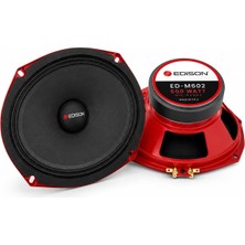 Tr Edison ED-M609 6x9 Oval Midrange Hoparlör, 120 Rms, 800W Maksimum Güç, 1.3 Inç Ses Bobini, O