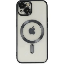 Urfakent Apple iPhone 14 Uyumlu Kılıf Kross Magneticsafe Kapak - Siyah